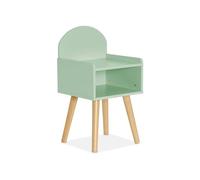 sweeek-Mesilla de noche infantil, Nephos, Verde, 30x28x55.6 cm