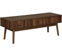 sweeek Mueble tv escandinavo efecto madera, 115cm, madera oscura