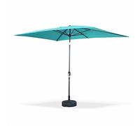 sweeek-Parasol rectangular, 2x3m Turquesa - 300x198x243 cm