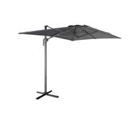 sweeek-Parasol rectangular excéntrico, 3x2m Gris - 298x198x240 cm