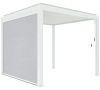 sweeek Pérgola bioclimática 3x3m v2 + toldo vertical