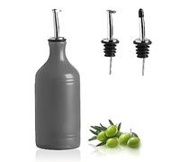 Sweejar Home Botella dispensadora de aceite de oliva de porcelana, aceite opaco que protege el aceite para reducir la oxidación, adecuado para el almacenamiento de aceite, vinagre, salsa de soja y