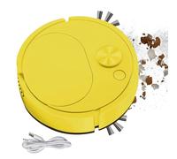 Sweeping Robot Mop - 3-en-1 Ultra-Thin Auto Vacuum Cleaner Robotic | Vacuum Cleaner Anti-Fall Mute Robot Mop with Obstacle Avoidance System, Usb Charging for Hotel Pet Floor Carpet Hair Hard