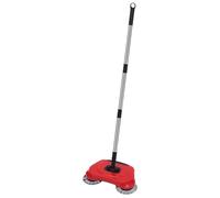 sweepr de empuje a mano - No eléctrico, limpiador de escobillas manual | Cepillo de limpieza de suelo de rotación, barredora de mango ajustable, ideal para pelos de animales, escombros a granel,