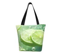 Sweet and Fresh Lime - Bolso de hombro para mujer, bolso de compras, adecuado para viajes de fin de semana, bolsa de hombro, bolsa de mensajero, color negro, talla única