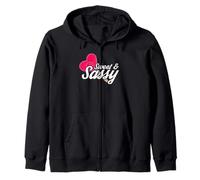 Sweet and Sassy Novelty Quotes Sudadera con Capucha