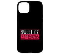 Sweet as 3.14159265 Pi Math Design para niñas y mujeres Carcasa para iPhone 15 Plus
