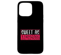 Sweet as 3.14159265 Pi Math Design para niñas y mujeres Carcasa para iPhone 15 Pro Max