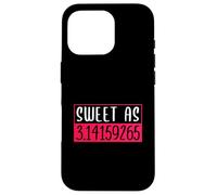 Sweet as 3.14159265 Pi Math Design para niñas y mujeres Carcasa para iPhone 16 Pro