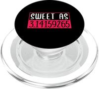 Sweet as 3.14159265 Pi Math Design para niñas y mujeres PopSockets PopGrip para MagSafe