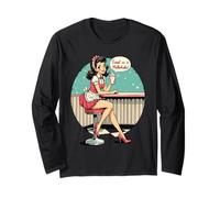Sweet As A Milkshake Retro Pinup Girl Manga Larga