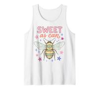 Sweet As Can Bee Cute Bumblebee Bee Lover Honeybee Camiseta sin Mangas
