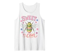 Sweet As Can Bee Cute Bumblebee Bee Lover Honeybee Camiseta sin Mangas