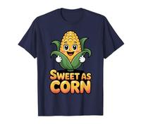 Sweet As Corn Funny Cute Food Lover Pun Humor Farm Vibes Camiseta