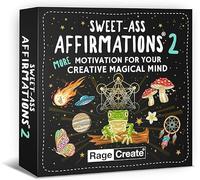 Sweet-Ass Affirmations 2: 60 tarjetas de afirmación diarias audaces e ingeniosas para mujeres y hombres, motiva tu mente creativa de maniaco (para los amantes del oráculo, el tarot y la baraja de
