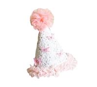 Sweet Baby Birthday Birthding Mesh Mesh Infant Party Function Function Floral Lace Nid Y Plateed Trim Decorations For Event