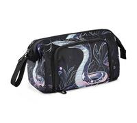 Sweet Ball Python - Estuche para lápices de gran capacidad con cremallera para adolescentes y niñas, suministros escolares