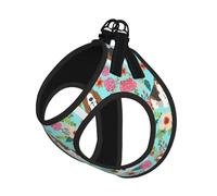 Sweet Basset Hound - Arnés de verano con estampado floral para cachorros, accesorios para perros y gatos pequeños, medianos y grandes