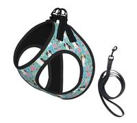 Sweet Basset Hound - Chaleco reflectante con correa para mascotas para perros y gatos pequeños, chaleco ajustable para caminar al aire libre