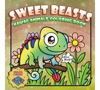 Sweet Beasts: kawaii Animals coloring book