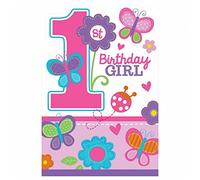 Sweet Birthday Girl Die-Cut Invitations and Envelopes /8