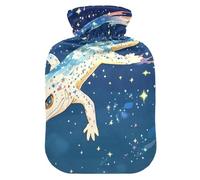Sweet Blue-Tongued Skink - Botellas de agua caliente con cubierta suave, compresa caliente de 2 litros para calambres menstruales, calambres menstruales, calambres menstruales
