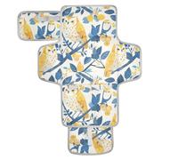 Sweet Boho Owls - Cambiador de pañales reutilizable con bolsillo para pañuelos, cambiador de pañales de bebé para mamás, papás cambiador de pa?ales para bebés