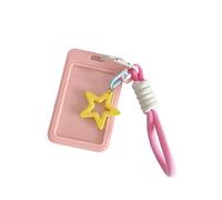 Sweet Bus Card Sleeves Star Photocard Anti Perdido Llavero Hermosas Cubiertas Encaje Photokartzuhl