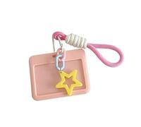 Sweet Bus Card Sleeves Star Photocard Anti Perdido Llavero Hermosas Cubiertas Encaje Photokartzuhl