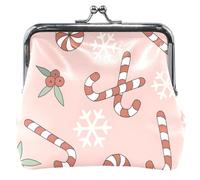 Sweet Candy Cane - cartera de piel para mujer, diseño de bastón de caramelo, color rosa, Sweet Candy Cane Pink, UNITALLA, Sweet Candy Cane Pink, UNITALLA, Classic