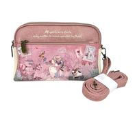 Sweet Candy - Mini Bolso Bandolera Porta Movil Mujer, Piel Sintética, con Correa Ajustable, Dos Compartimentos, Bolsito Móvil Mujer Bandolera Casual, Dibujo de Muñecas Sweet Candy