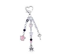 Sweet Cool Star Dolphin Spiders - Llavero moderno Y2K con colgante para llaves de coche, bolso de mano, decoración de estrella, delfín, arañas, llavero para mujer, B, Talla única