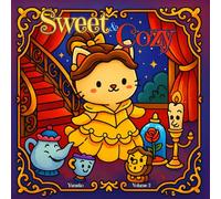 Sweet & Cozy Coloring Book, volume 2: A World of Little Princesses, Cozy Coloring Book for Adults