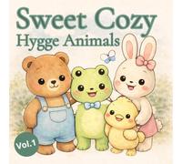 Sweet Cozy Hygge Animals: Disegni semplici e rilassanti per adulti - antistress, mindfulness e relax creativo