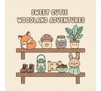 Sweet & Cozy: Little Critters Adventures Coloring Book: A Cute and Cozy Coloring Book for Adults and Teens featuring Chibi Woodland Animals, Forest ... Relief Designs. (The Sweet & Cozy Collection)