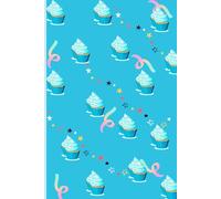 Sweet Cupcake Dreams: A Cute Blue Notebook for Girls & Teens: Pastel Cupcake-Themed Journal | 120 Lined Pages | 6 x 9 Inches | Ideal for School, Notes, Journaling, or Gift