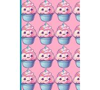 Sweet Cupcake Dreams Notebook - Cute Kawaii Pink Journal: 6 x 9 Inch | 80 Ruled Pages | Adorable Cupcake Design for Girls, Teens & Stationery Lovers