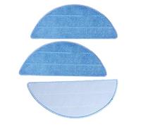 Sweet D Kit de Limpieza de Suelo de Microfibra Profesional, Almohadillas de Limpieza Lavables de por Vida para aspiradora robótica ILIFE V3 V3s V5 V5s V5s Pro, 3 Unidades, 280 x 115 mm