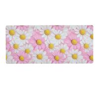 Sweet Daisy Valentine Essentials - Alfombrilla de mouse para escritorio, juegos, escritura, impermeable, 80 x 30 cm