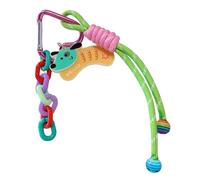 Sweet Dancing Bear Cadena Colorida Love Huckle Nylon Rope Bag Pendicero Cobriz Colgante Animales De Juguete Ornamento Para Cargas De Billetera Accesorio