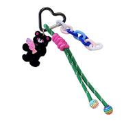 Sweet Dancing Bear Cadena Colorida Love Huckle Nylon Rope Bag Pendicero Cobriz Colgante Animales De Juguete Ornamento Para Cargas De Billetera Accesorio