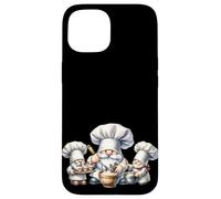 Sweet Dessert Garden Gnomes For Baking Mom and Pastry Chef Carcasa para iPhone 15
