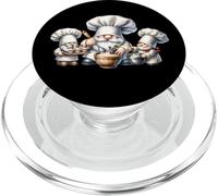 Sweet Dessert Garden Gnomes For Baking Mom and Pastry Chef PopSockets PopGrip para MagSafe
