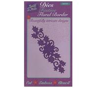 Sweet Dixie Festive - Troquel de Cenefa de Flores, Color Gris