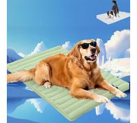 sweet dreamed dog cooling mat, Comfortable Non-Slip Washable Double-Sided Pet Bed, Double-Sided Foldable Non-Slip Coolings Pad for Dogs Cat in Summer, Machine Washable for Dog Cat (light green,XL)