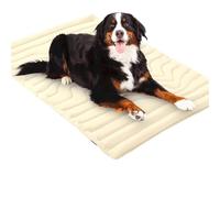 Sweet Dreamed Dog Cooling Mat, Sweetdreamed Dog Cooling Mat, 4-Layer Breathable Design with Airy Fiber Fill, Lightweight and Foldable, Can Reduce Temperature by 5℉-9℉ (2℃-5℃) (Beige,L - 70*120cm)