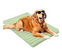 Sweet Dreamed Dog Cooling Mat, Sweetdreamed Dog Cooling Mat, 4-Layer Breathable Design with Airy Fiber Fill, Lightweight and Foldable, Can Reduce Temperature by 5℉-9℉ (2℃-5℃) (Green,S - 40*50cm)