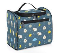 Sweet Dreams - Bolsa de maquillaje de viaje para mujeres, hombres, niños, niñas, niños, ovejas divertidas, 11.2 L, bolsa de aseo para cosméticos, bolsa de aseo colgante, bolsa de aseo organizadora de