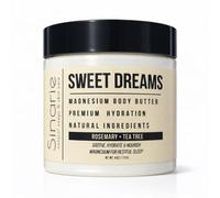 Sweet Dreams - Mantequilla corporal emulsionada de magnesio, 1 unidad, manteca de mango, aceite de magnesio premium, ingredientes naturales, loción de magnesio, aceite esencial de