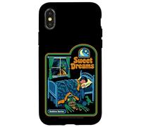 Sweet Dreams Monster Sarcastic Retro Funny Adult Humor Carcasa para iPhone X/XS